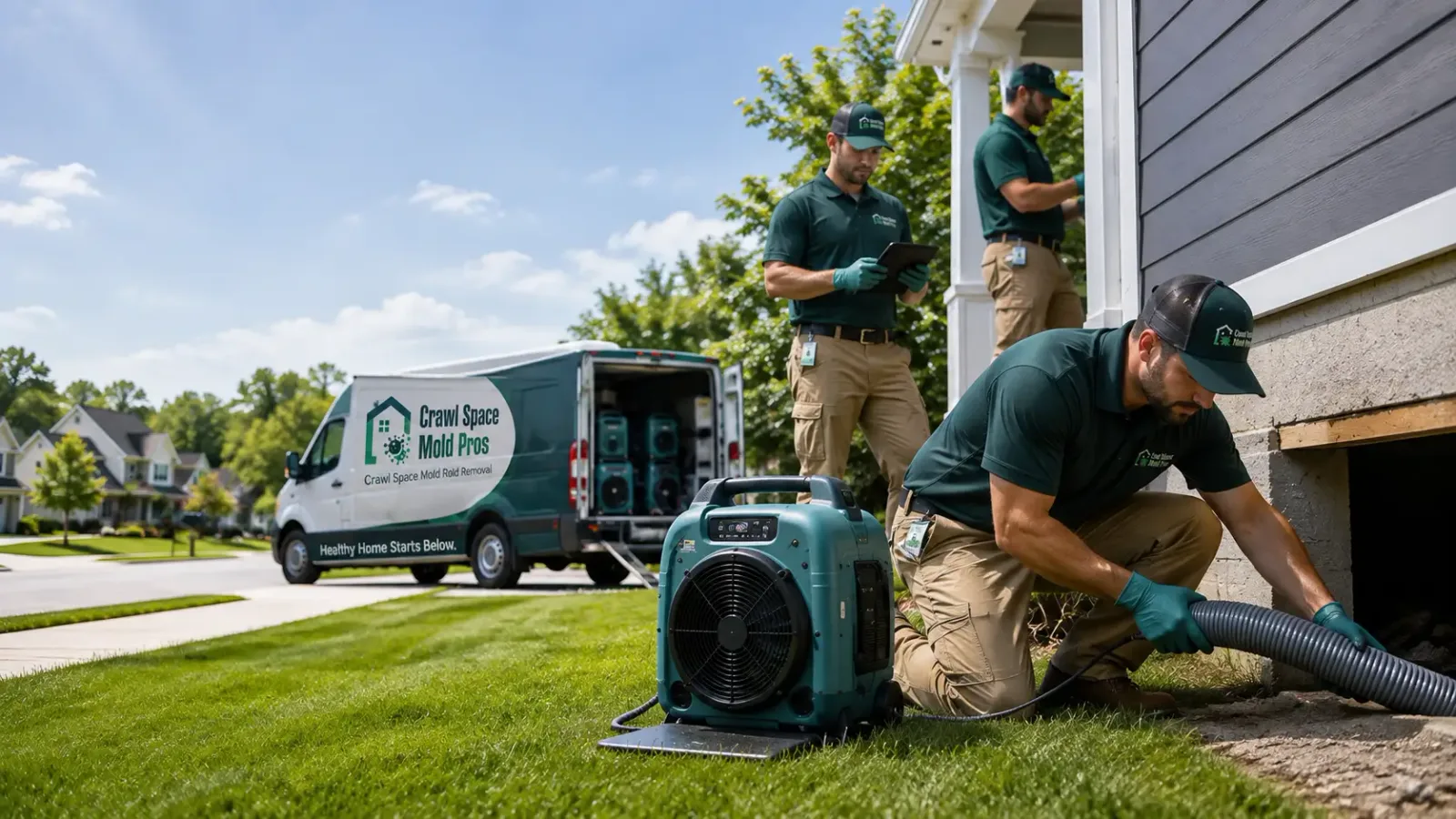 Crawl Space Mold Removal in Nodaway, IA